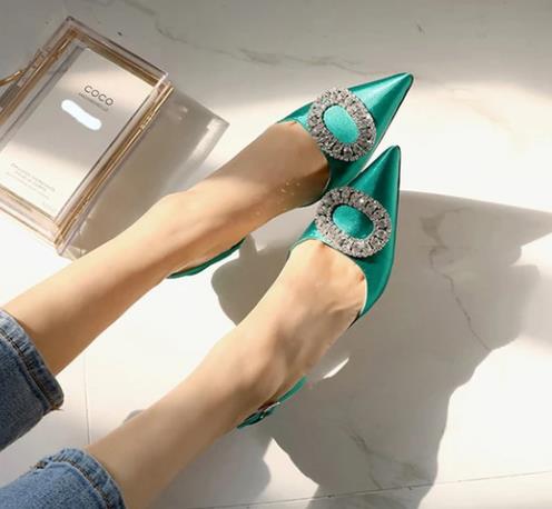 Sandal stiletto pointed 8cm high heels