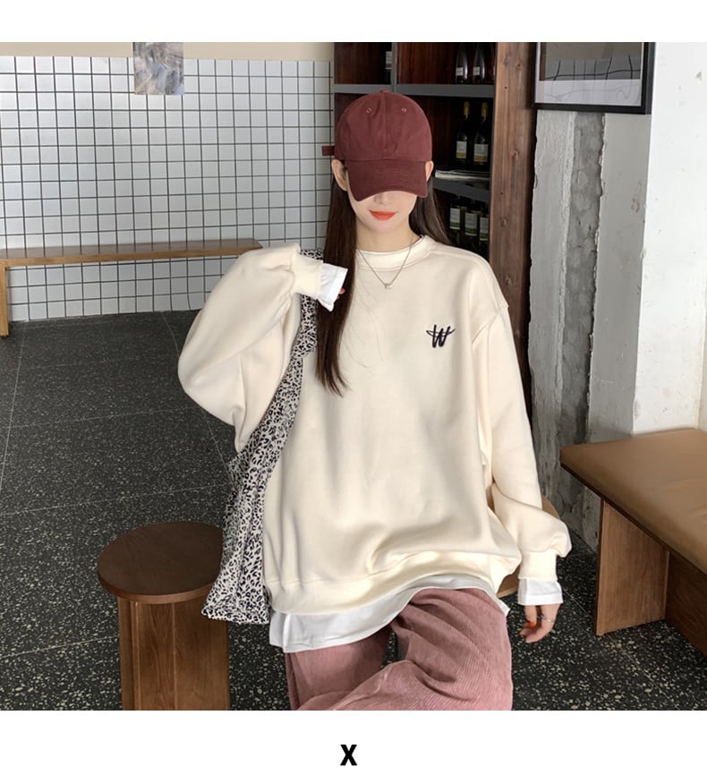 Ladies Fashion Winter Loose Lazy Top