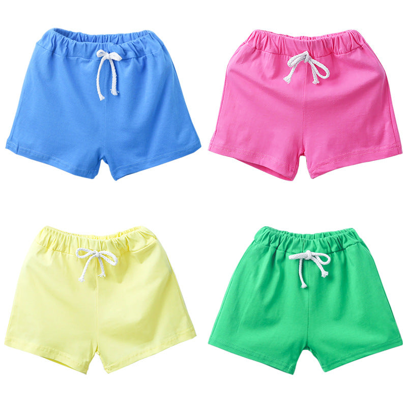 Summer Explosion Children's Wear Children's Shorts 2020 Summer New Candy Color Boys Beach Pants Pants