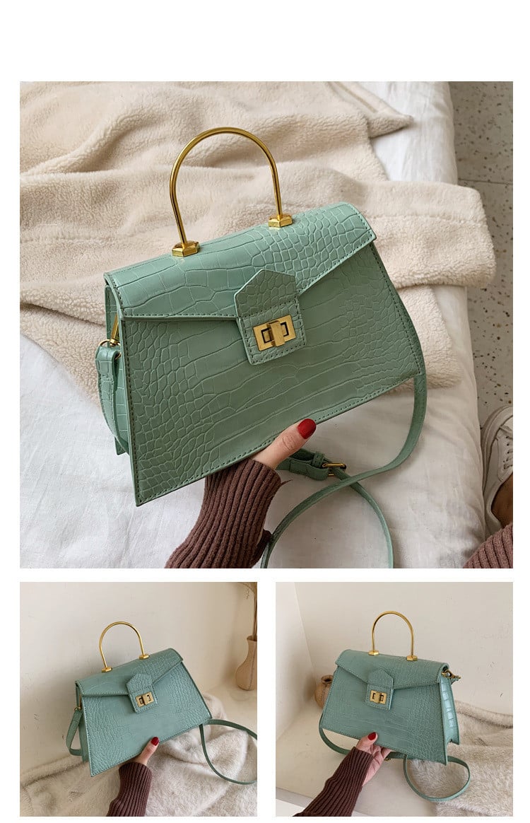 Autumn And Winter New Trendy Fashion Wild One-shoulder Portable Messenger Small Square Bag