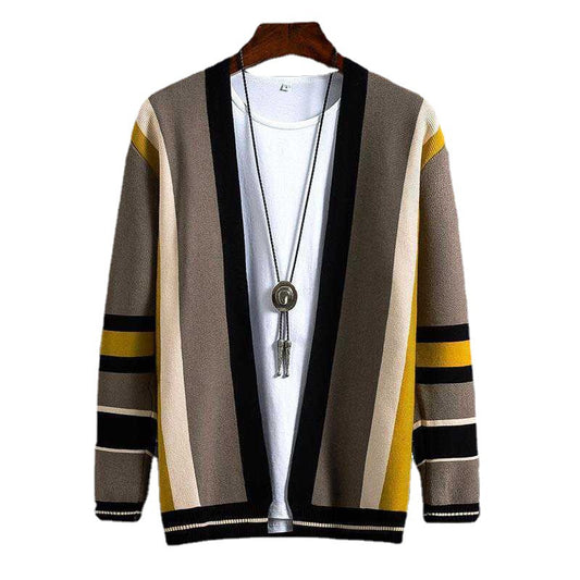 Sweater Jacket Men's Korean Version Of The Trend Of The New Autumn And Winter Tide Brand Loose