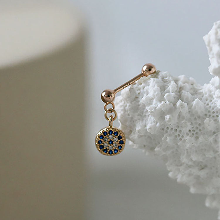 Fall in love with the altar at first sight. Devil& Eye Fireworks Pure Silver Gold-plated Fine Needle Screw U-shaped Earrings Ear Bone Female Ear Wire, U-shaped Earrings Ear Bone Female Ear Wire, Earrings
