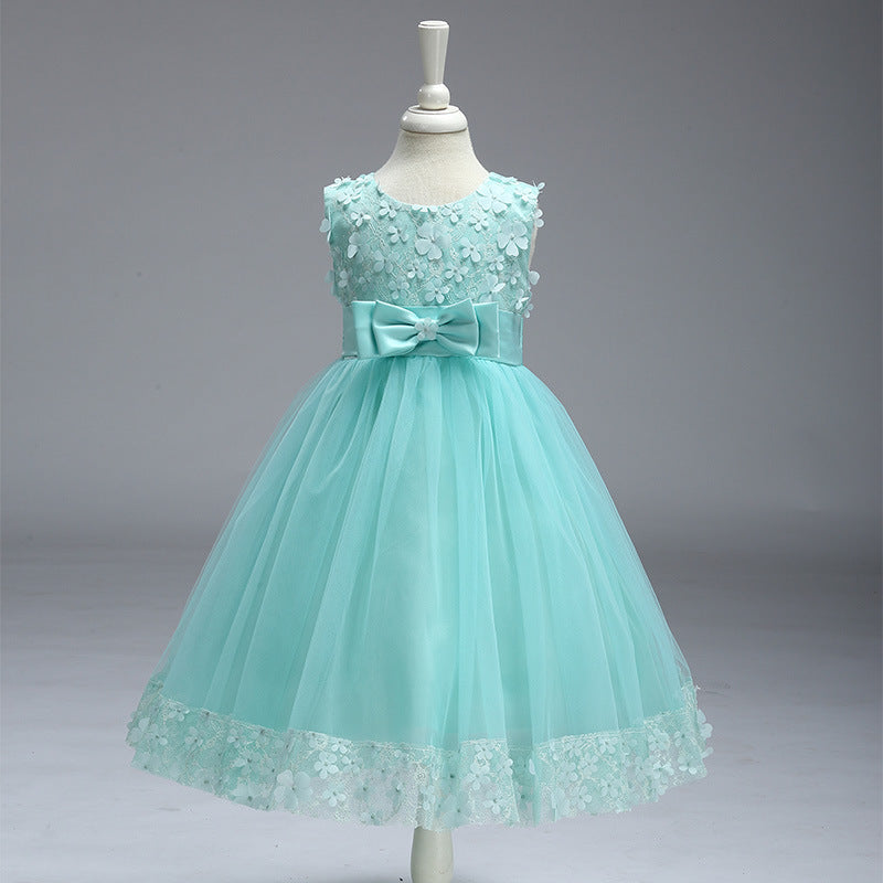 2020 summer skirt Kids Girls palace Princess Tutu flower children wedding dress wholesale show skirt