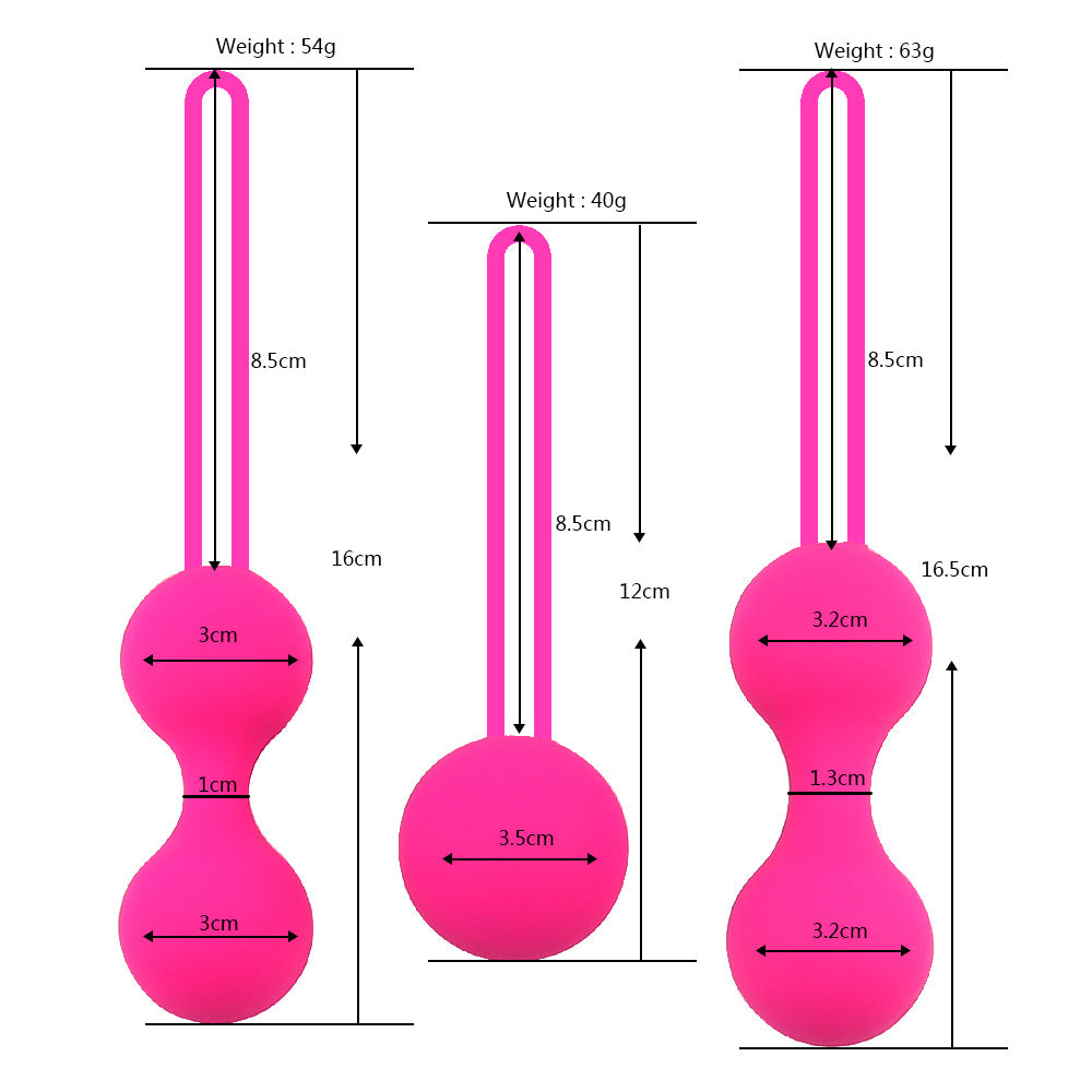 Wholesale Adult Products full set of silicone pussy reduction balls female masturbator smart ball a,masturbator,smart ball,full set of silicone pussy reduction balls,Adult Products