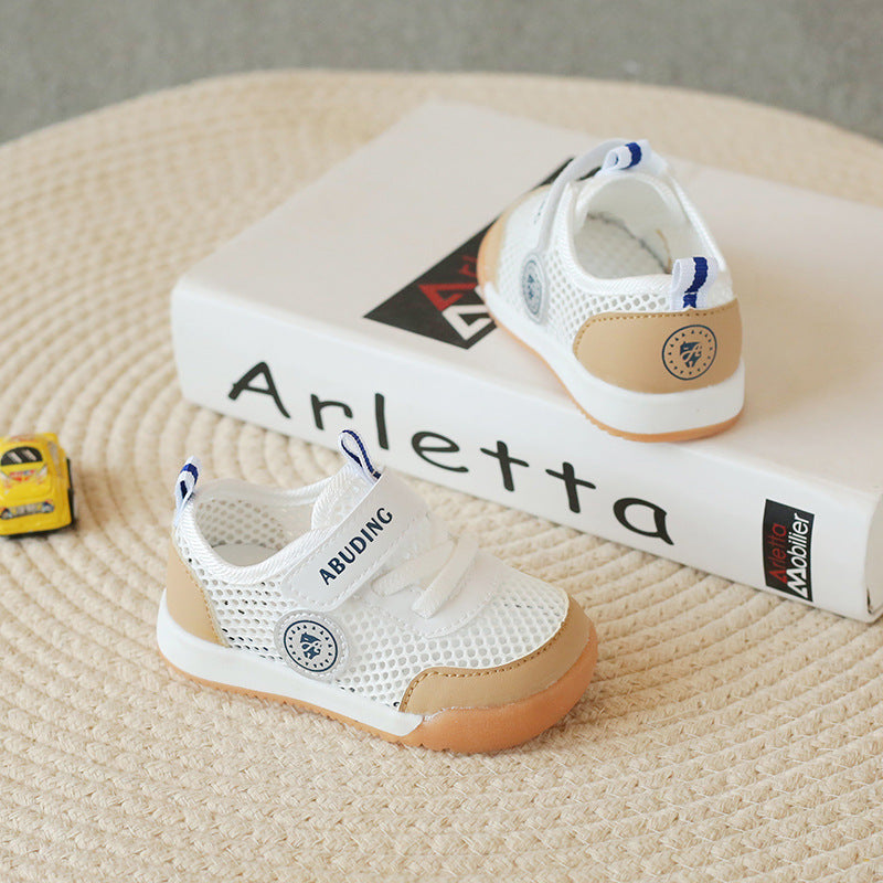 Baby Walking Shoes Boy and Girl Soft Soles Anti-skid Children's Casual Sneaker Shoes Mesh Breathable Baby Shoes