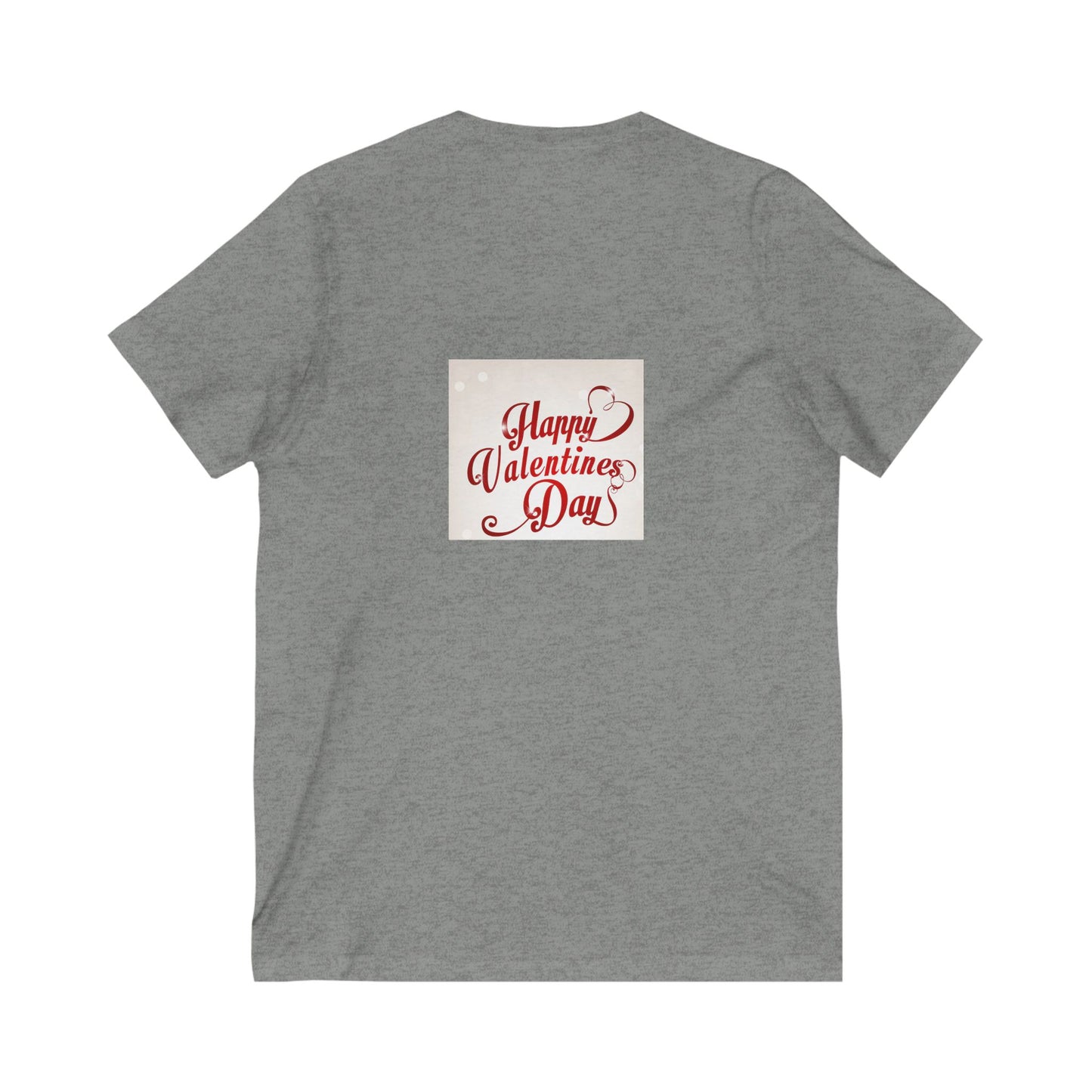 Unisex Jersey Short Sleeve V-Neck Tee