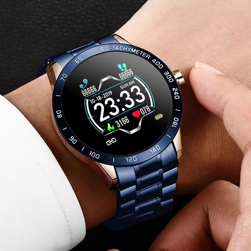 JS Smartwatch Smart Watch For Men Health Monitor Motion Tracking Blood Pressure Waterproof Bluetooth Call Connected Watch Man