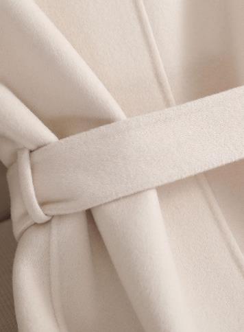 Autumn And Winter Double-faced Woolen Goods Cashmere Coat Small-sized Woolen Coat