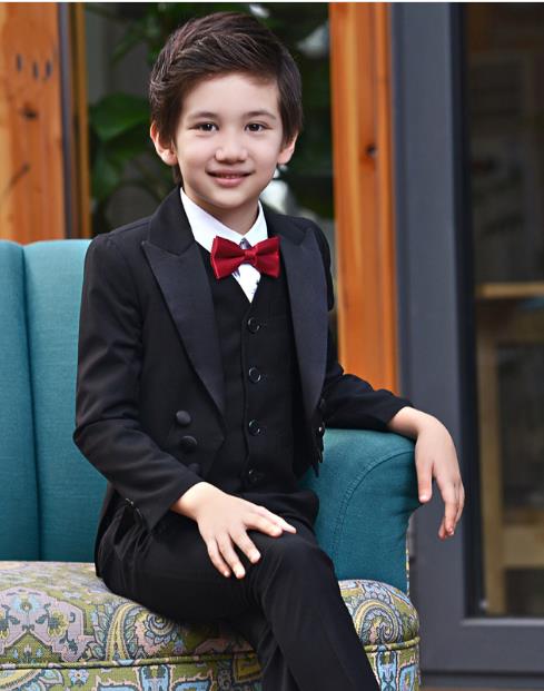 Children Suit Tuxedo Suit show host boy boy show flower girl dress suit