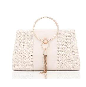 Fiorella Rattan Straw Handbag
