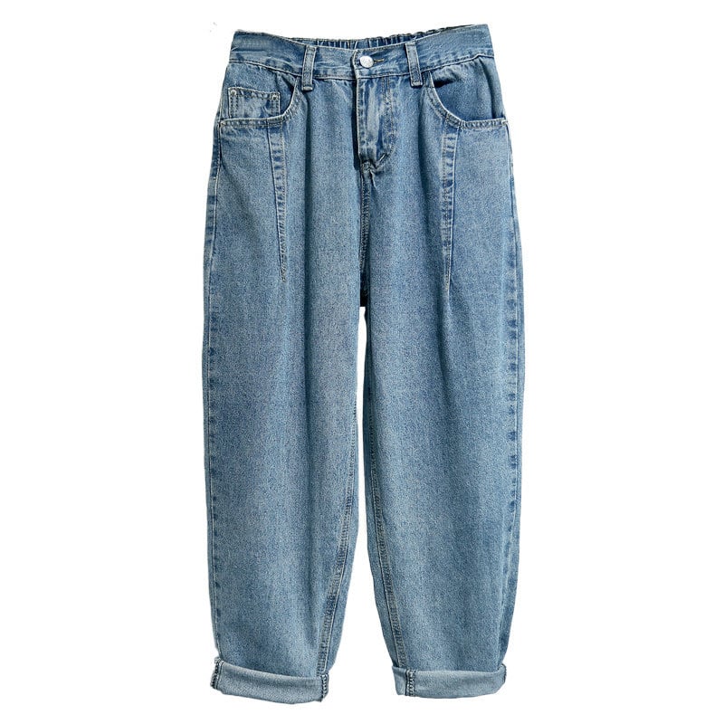 Women's Loose Plus Size Jeans High Waist Harem Pants