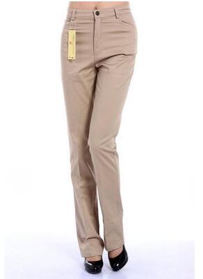 2021 Spring Autumn Women Pants Fashion Female Trousers High Waist Casual Pants Cotton Straight Pants For Women LY214