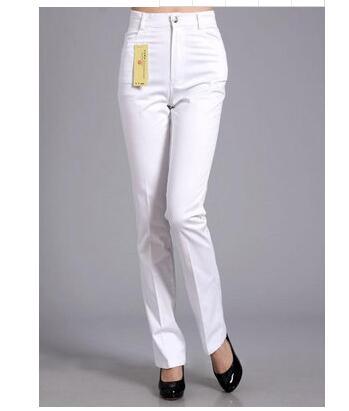 2021 Spring Autumn Women Pants Fashion Female Trousers High Waist Casual Pants Cotton Straight Pants For Women LY214