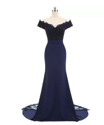 2022 foreign trade new one-shoulder bride wedding dress banquet elegant princess fishtail evening dress female