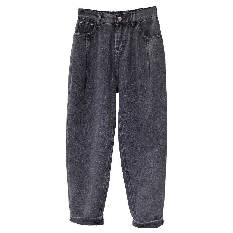Women's Loose Plus Size Jeans High Waist Harem Pants
