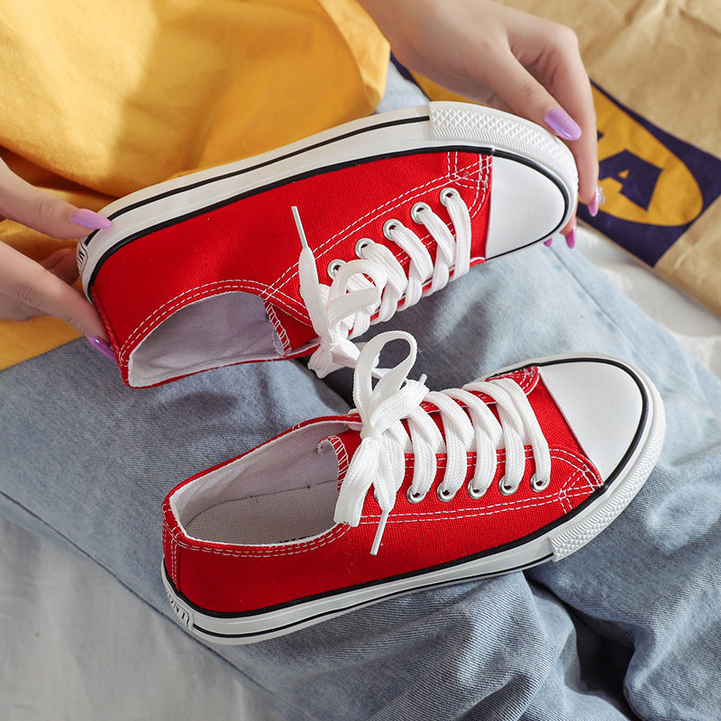 Fashion Women's Canvas Shoes Men's Sneakers Casual Shoes 6 Colors