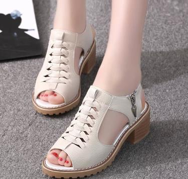 💖【100% Genuine Leather】Classic platform sandals for women