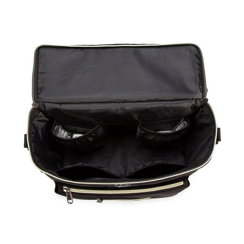 Spot wholesale multi-purpose stroller hanging bag portable diaper storage bag diagonal insulation bottle bag