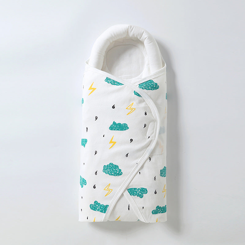 Newborn sleeping bag super soft thick warm blanket cotton cocoon baby boy girl clothes nursery wrap swaddling clothes