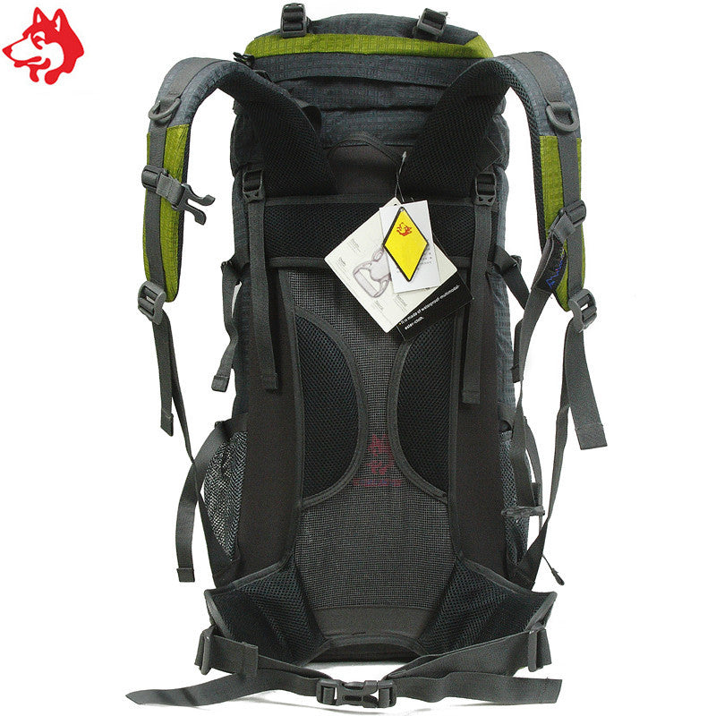 Hiking Backpack JUNGLEKING CY1008 New 55L Outdoor Unisex Big Capacity Mountaineering Backpack Bag Travel Hiking Multi Use Camping Imported Nylon