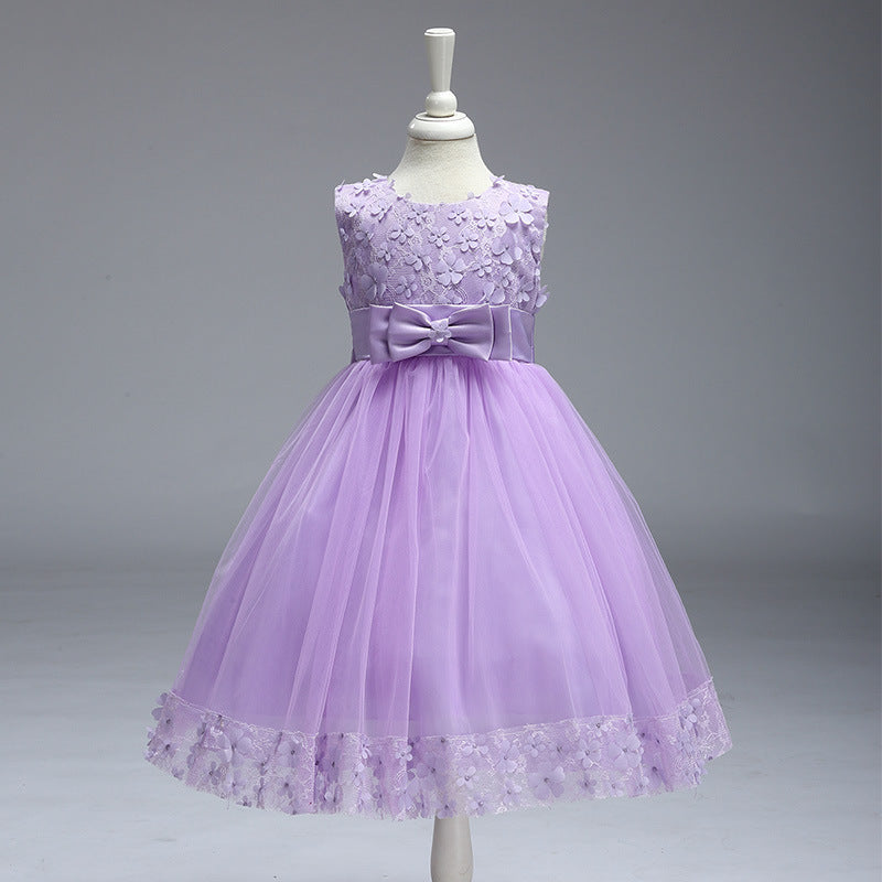 2020 summer skirt Kids Girls palace Princess Tutu flower children wedding dress wholesale show skirt
