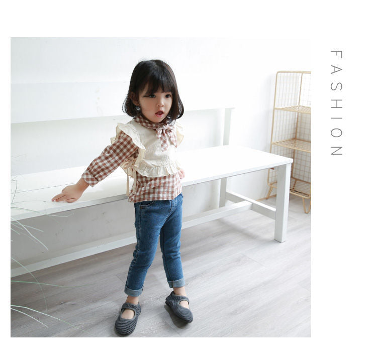Informal jeans for boys and girls, spring and autumn pants, 2024