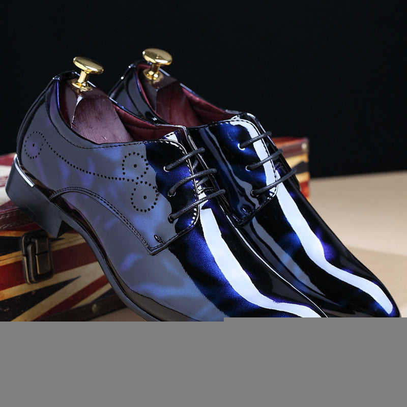 Personality Youth Leather Shoes Trend Wedding Shoes
