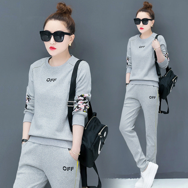 Casual suit long sleeve two-piece suit