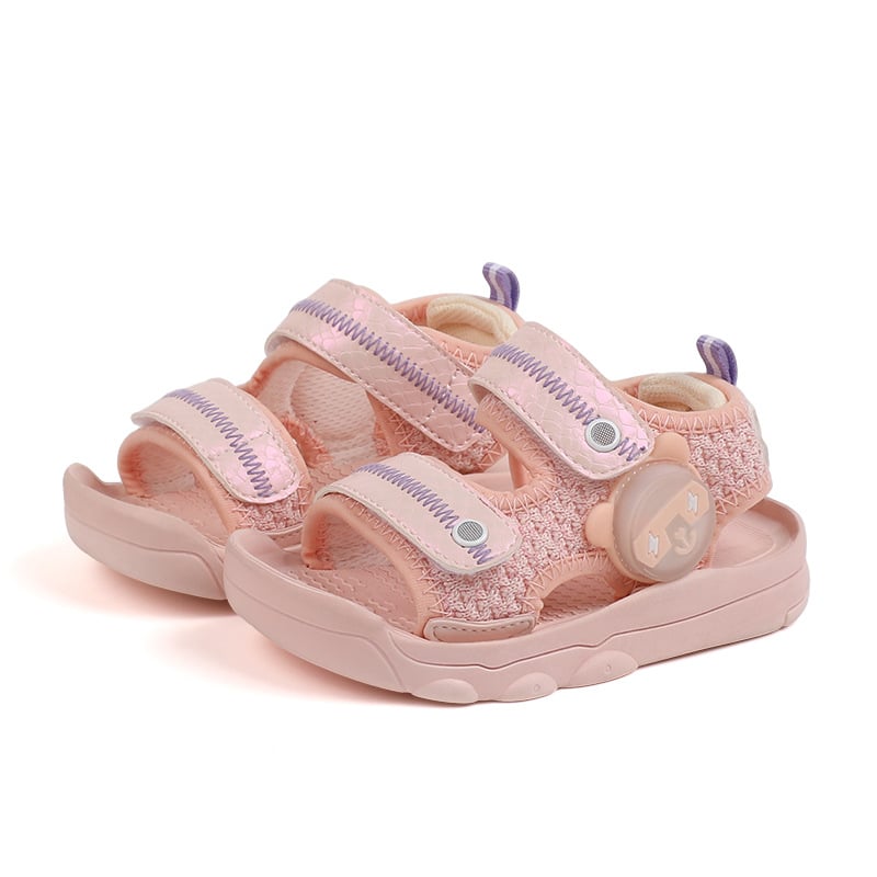 Lala Pig Summer Male Baby Functional Walking Shoes Female Baby Soft Bottom Sandals Children\'S Light Shoes