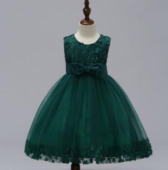2020 summer skirt Kids Girls palace Princess Tutu flower children wedding dress wholesale show skirt
