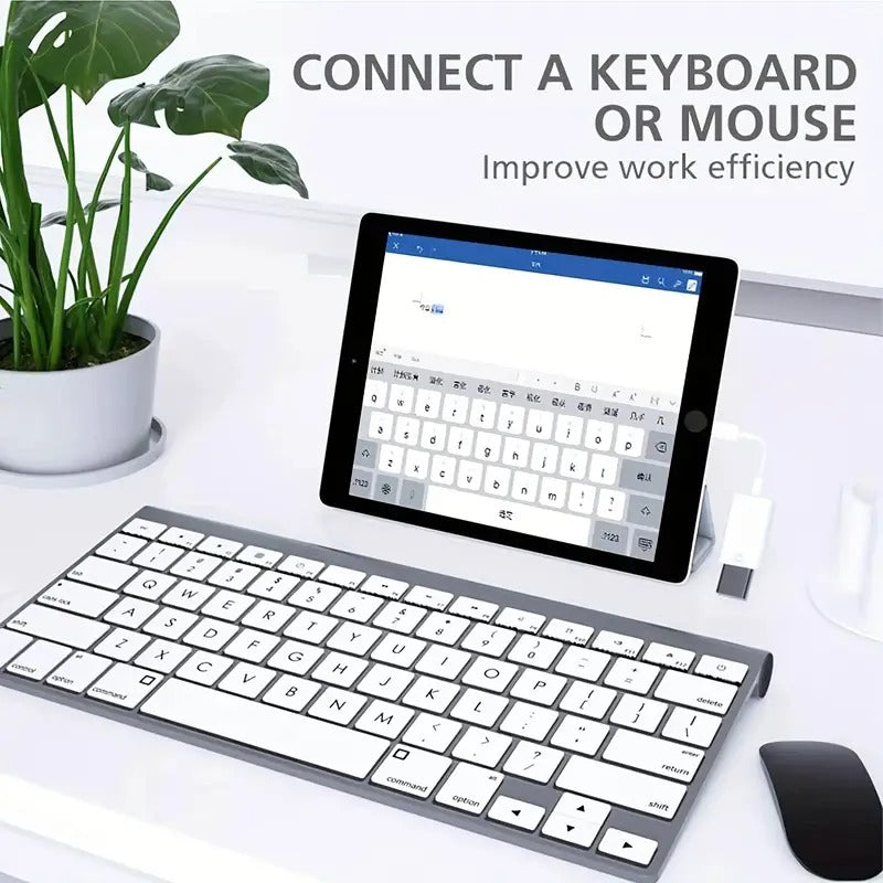 Suitable for Apple OTG Adapter Mobile Phone External U Disk Mouse Keyboard Hard Disk Lightning to USB Converter