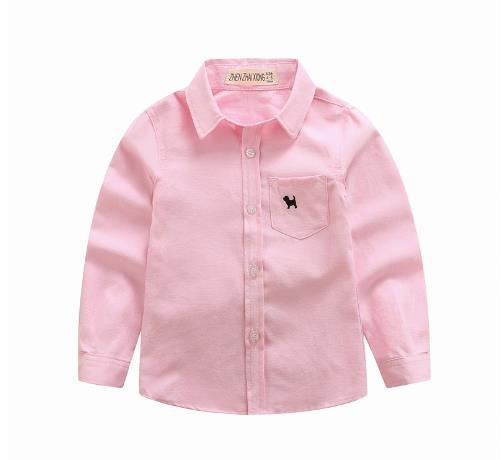 Children's Shirts Boys' Long-sleeved Shirts