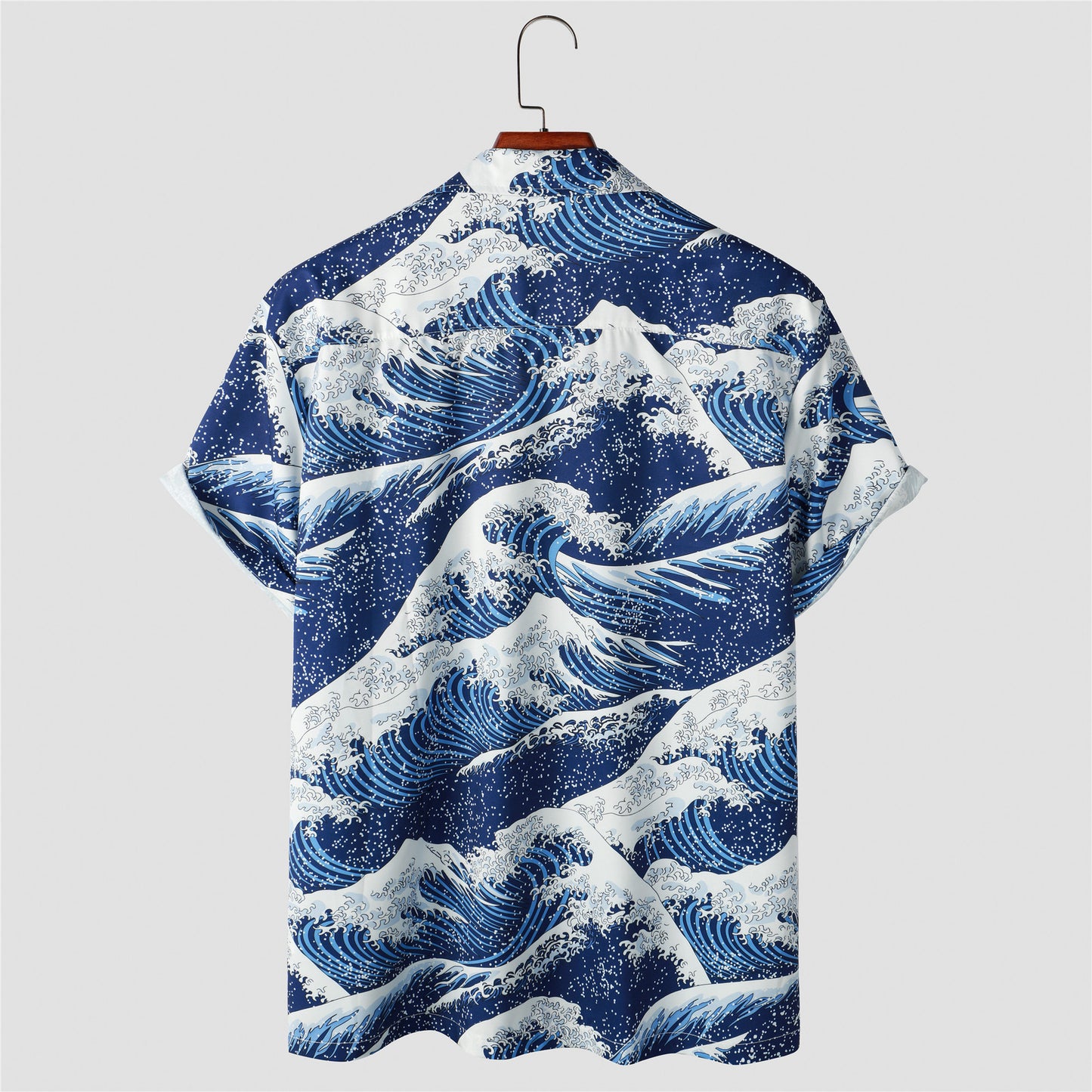 Foreign trade independent station for 2023 spring and summer positioning flower full printed shirt cross-border short sleeve men's and women's 3320
