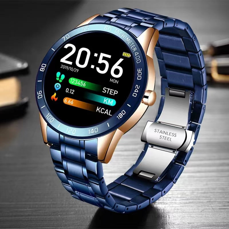 JS Smartwatch Smart Watch For Men Health Monitor Motion Tracking Blood Pressure Waterproof Bluetooth Call Connected Watch Man