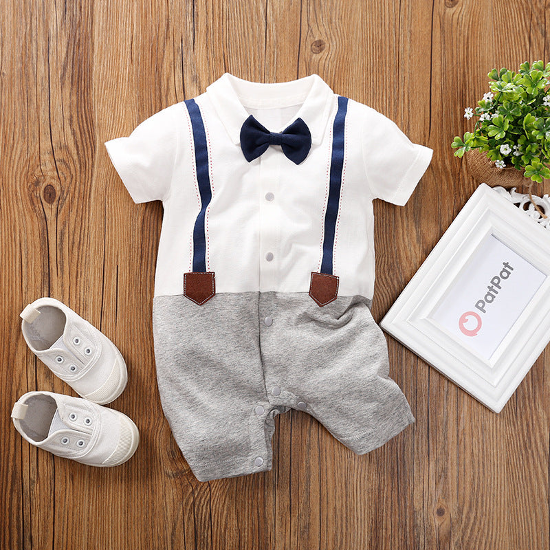 Baby summer short-sleeved jumpsuit
