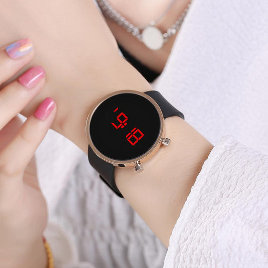 Colorful Silicone Strap LED Screen Display Electronic Watch