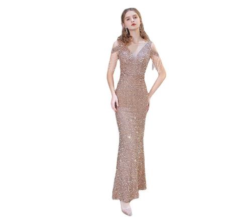 Sequin evening dress