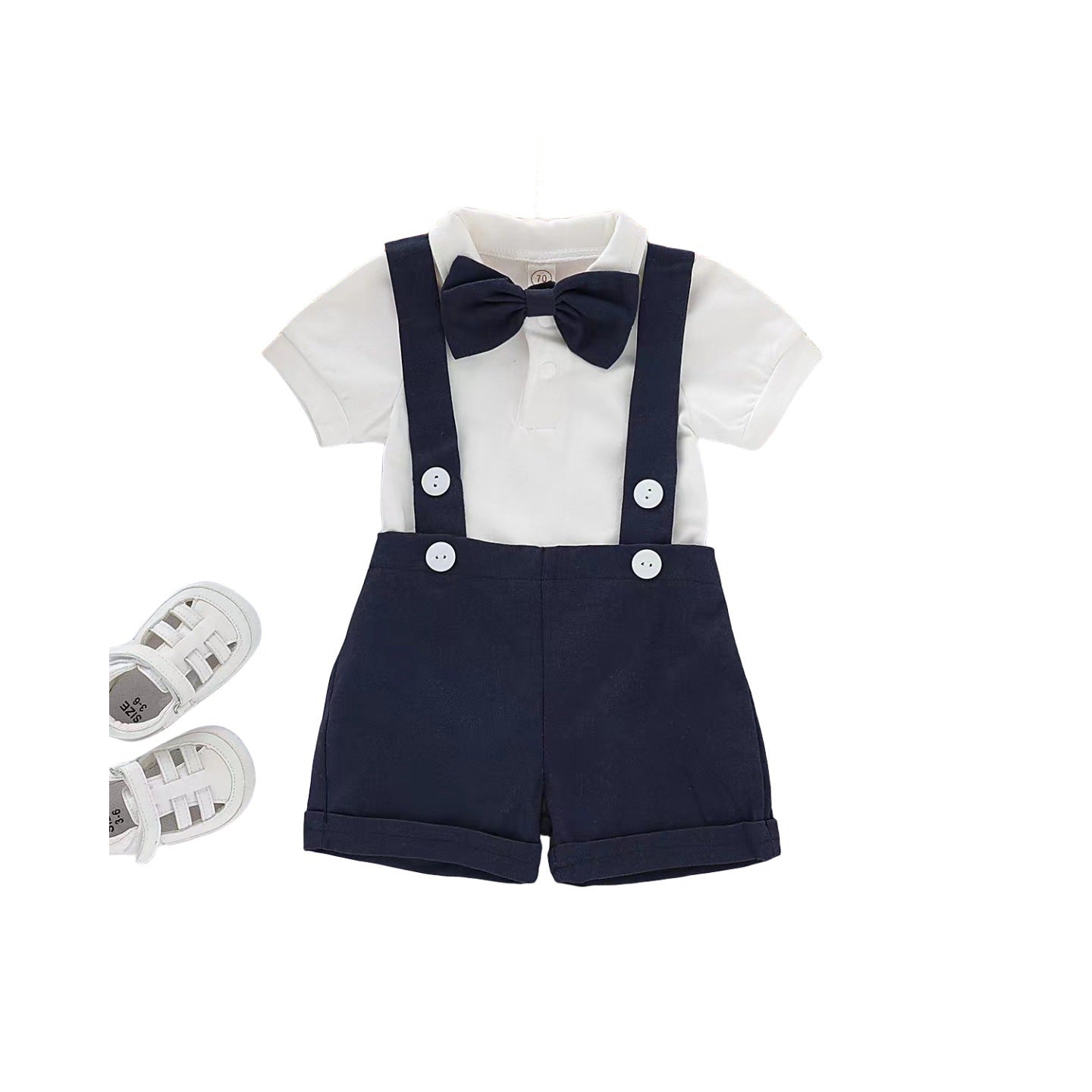 Summer children's clothing gentleman suit