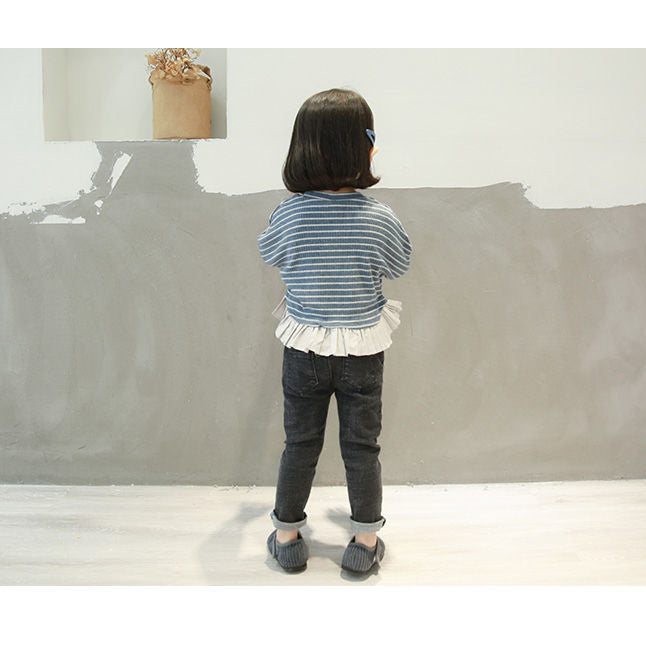 Informal jeans for boys and girls, spring and autumn pants, 2024