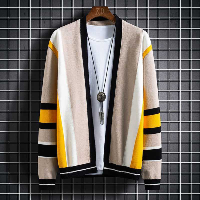 Sweater Jacket Men's Korean Version Of The Trend Of The New Autumn And Winter Tide Brand Loose