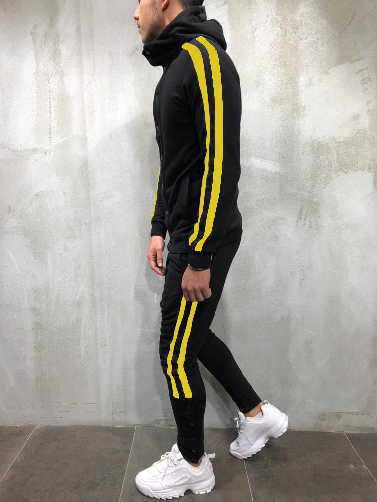 Spring and fall casual sports suit plus men's hoodie fashion suit