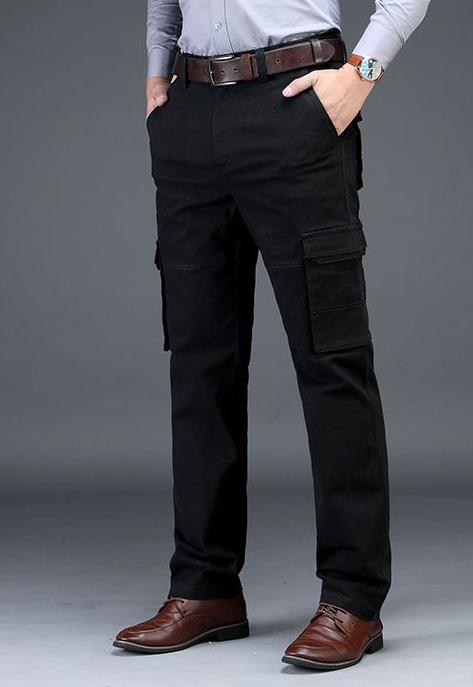 Battlefield Jipu Winter Plush Overalls Casual Pants Men