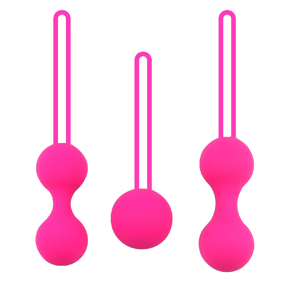 Wholesale Adult Products full set of silicone pussy reduction balls female masturbator smart ball a,masturbator,smart ball,full set of silicone pussy reduction balls,Adult Products