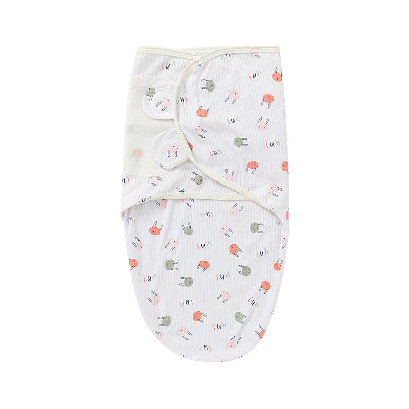 0-6 months baby swaddling cotton sleeping bag blanket wrap cap set baby adjustable newborn sleeping bag muslin blanket