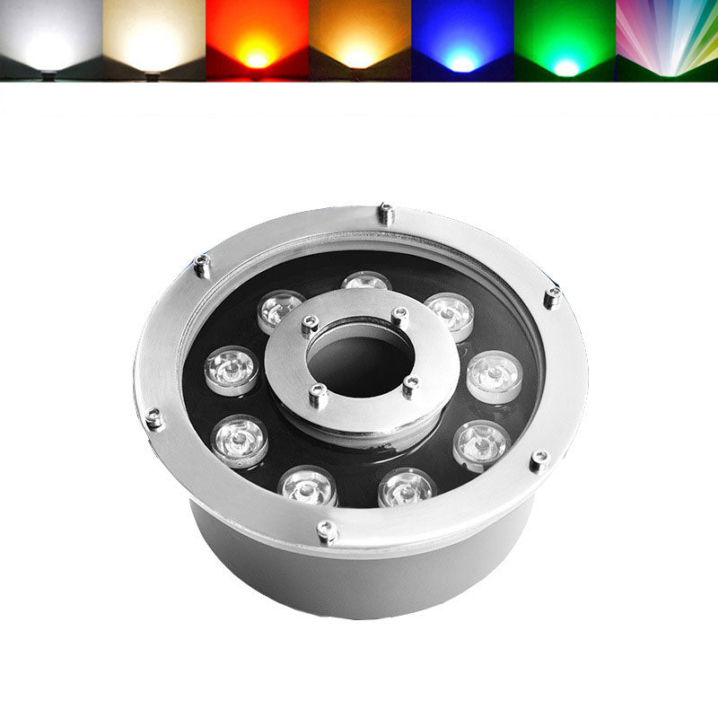 Waterproof IP65 Fountain Light Multi Color AC 12V Outdoor Led Underwater Lamp for Fish Tank Pond Swimming Pool Spa Party Park