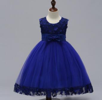 2020 summer skirt Kids Girls palace Princess Tutu flower children wedding dress wholesale show skirt