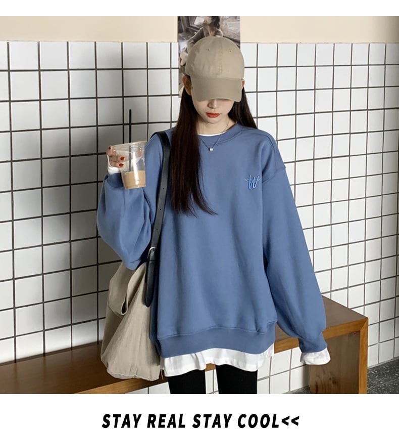 Ladies Fashion Winter Loose Lazy Top