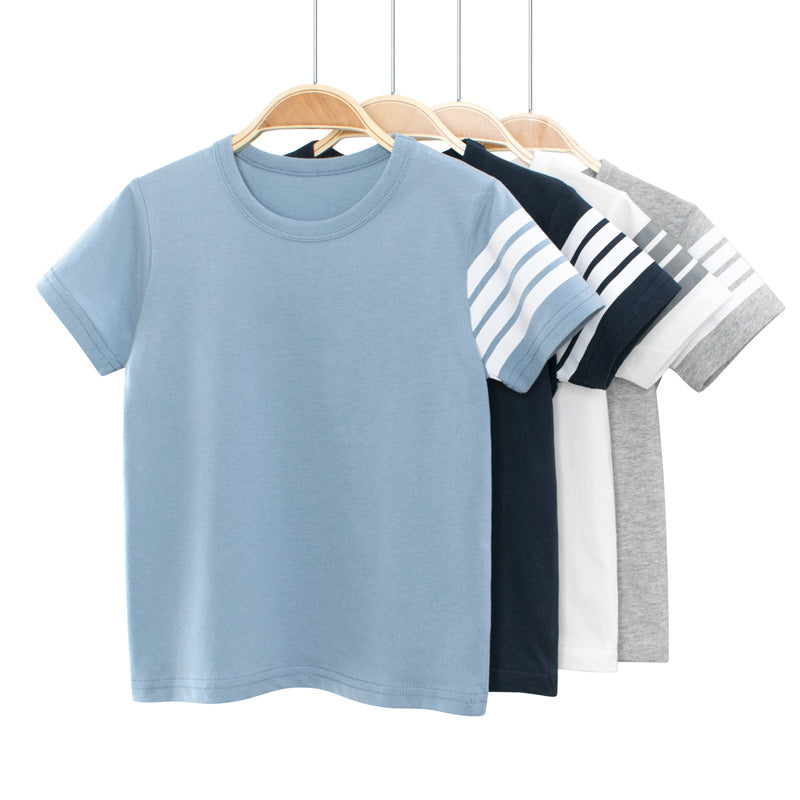Toddler Baby Boys Girls Clothes Summer Tee Tops Cotton T Shirt Casual Loose