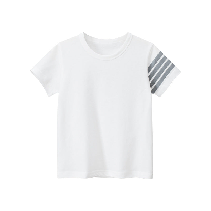 Toddler Baby Boys Girls Clothes Summer Tee Tops Cotton T Shirt Casual Loose
