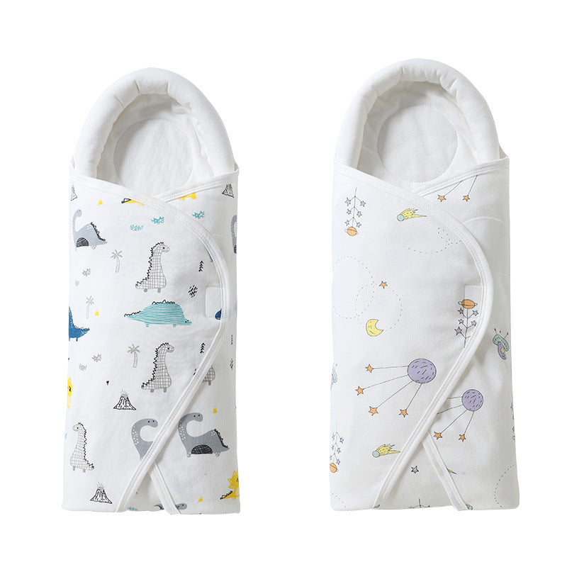 Newborn sleeping bag super soft thick warm blanket cotton cocoon baby boy girl clothes nursery wrap swaddling clothes